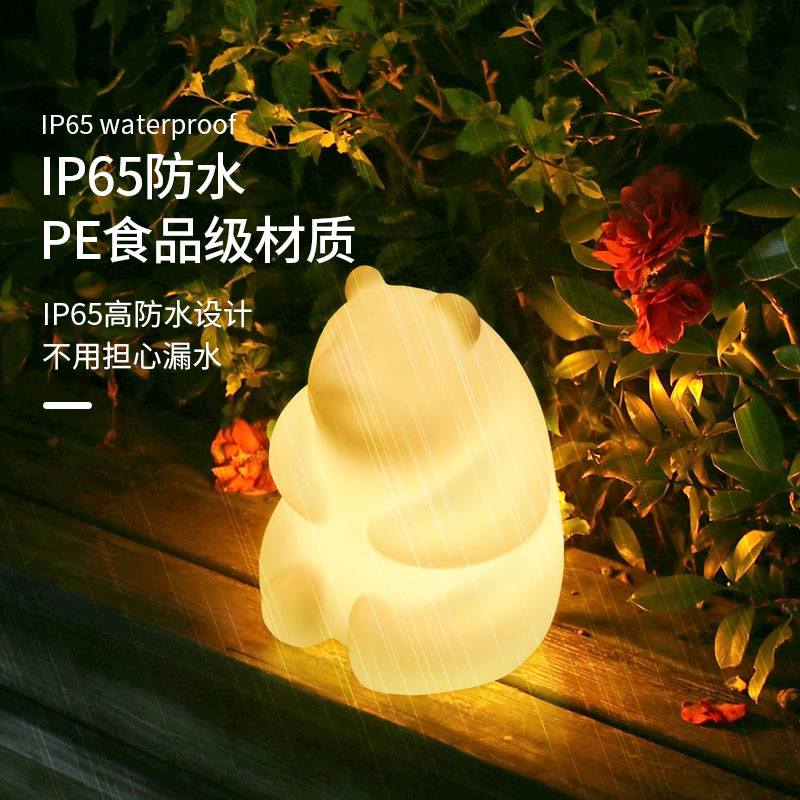 小熊新款小熊小夜灯卧室睡眠灯儿童拍拍灯婴儿喂奶灯伴睡床头灯