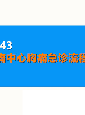 医院胸痛中心胸痛急诊流程图汇编 ACS诊治STEMI患者鉴别评估救治