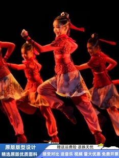 十二届小荷风采再现花木兰舞蹈演出服古典戏曲将军舞蹈表演服装