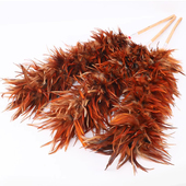 手工真鸡毛掸子除尘扫灰家用静电店里用车用打人高档鸡毛扫不掉毛