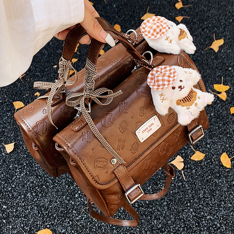 英伦风小众手拎托特包女包2025新款高级感洋气小方包通勤小背包