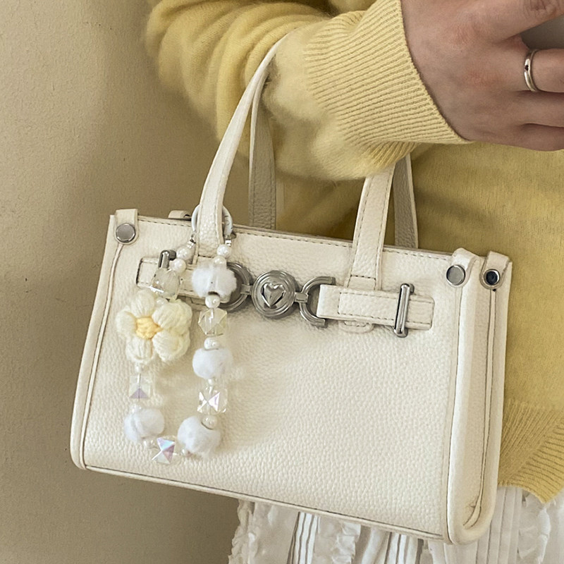 小众洋气手拎托特包女包2025新款高颜值少女小方包单肩斜挎水桶包,箱包皮具/热销女包/男包,小方包,淘宝优惠券,粉丝福利购,淘宝优惠卷