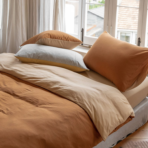 【A类母婴级】超柔天竺棉四件套