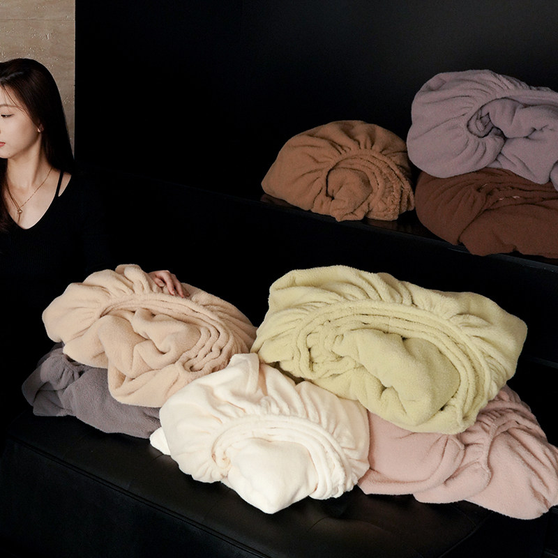 2025秋冬季仿生羊绒床笠单件冬天保暖牛奶绒床垫保护套榻榻米床罩