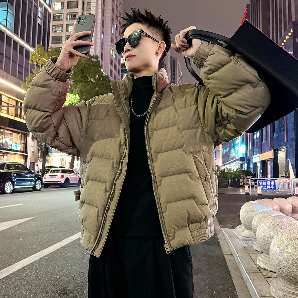 A219/P268控358梯形行线简约光板90羽绒服男士上衣保暖外套3，男装羽绒服，电商A256
