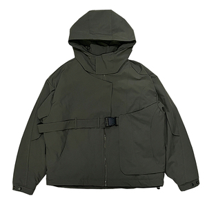 A191/P168控228 机能高级工装结构织带立体袋加厚保暖二棉外套男1图片