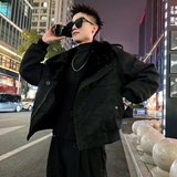 A225/P198控268可立可翻领工装加厚座山雕男2，男装工装外套，电商A256