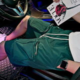 DK28-P58控88高级感休闲机能工装短裤小伙个性多口袋裤子男橘2，商品下架区，电商A256