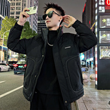 A179/P188控258冬季立领标50绒插肩袖压条羽绒服外套保暖男2，男装羽绒服，电商A256