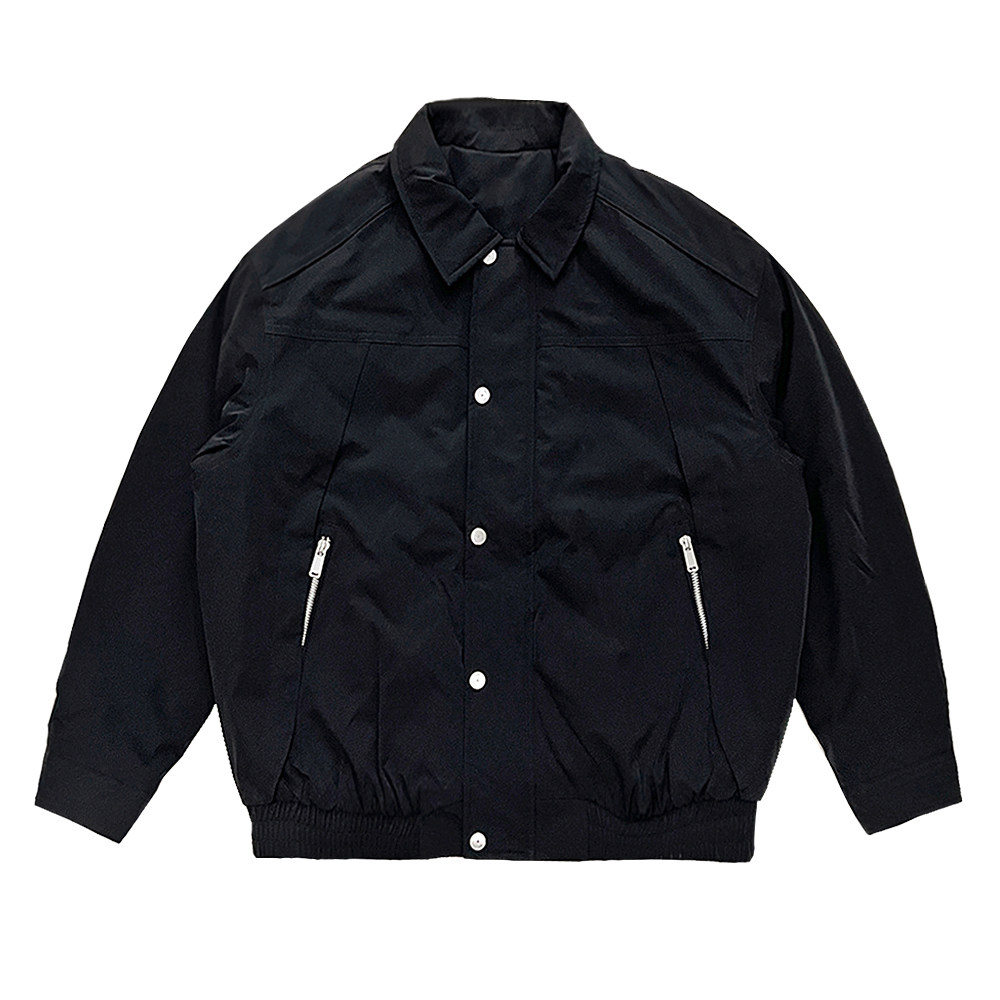 A199/P158控208结构机车服翻领夹棉棉衣外套上衣男2,男装棉衣,电商A256
