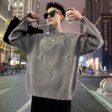 MC222/P98控138装饰扣立领立体织法新年毛衣5，男装针织衫/毛衣，电商A256