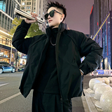 A211/P148控198结构款棉衣上衣翻领外套男2，男装棉衣，电商A256