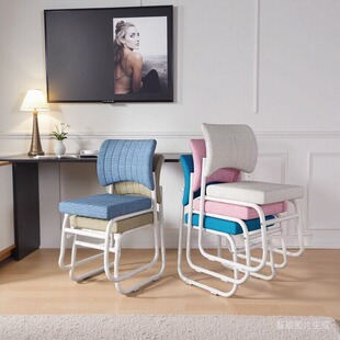 餐椅布艺大排档省空间小型会议椅子北京出租24小时当日送达培训椅