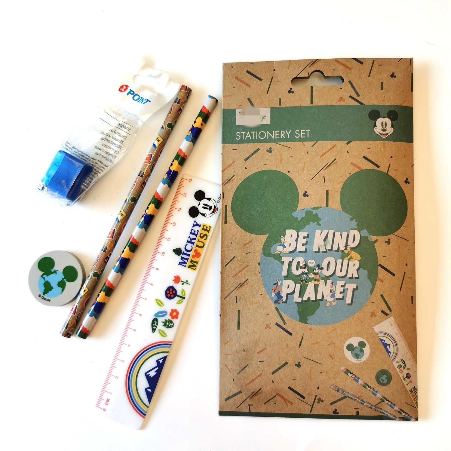 儿童尺子铅笔橡皮文具套装奖励