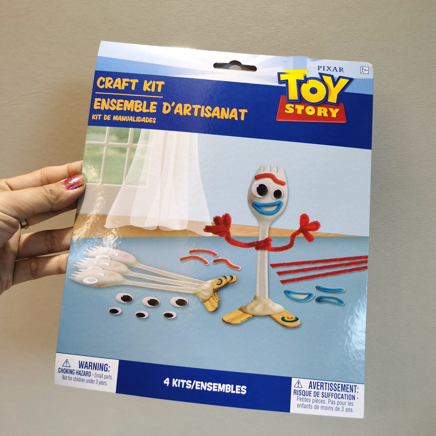 外贸玩具总动员电影收藏叉叉FORKY 儿童手工制作益智感统玩具,玩具/童车/益智/积木/模型,手工制作工具/彩纸/配件,淘宝优惠券,粉丝福利购,淘宝优惠卷