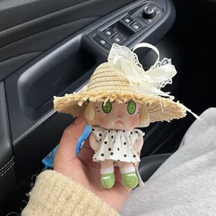 仅娃衣】AngryMolly心火怒放系列绿火通用蝴蝶结草帽套装娃衣着替