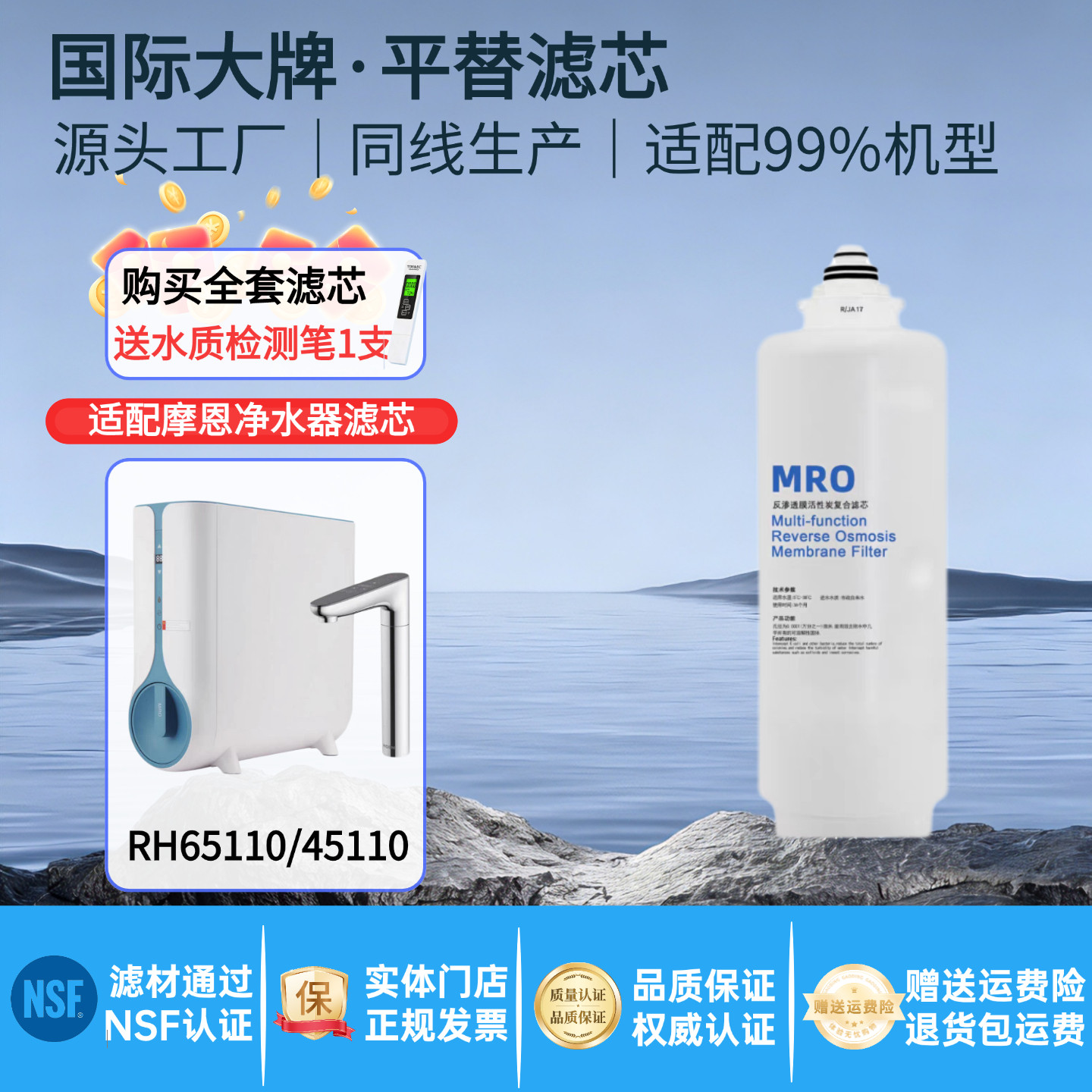 莫罗纳RH45110/65110净热一体机