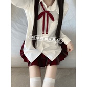 春夏内搭白色衬衣 长袖 jk衬衫 日系校供感学院风百搭基础款 原创正版