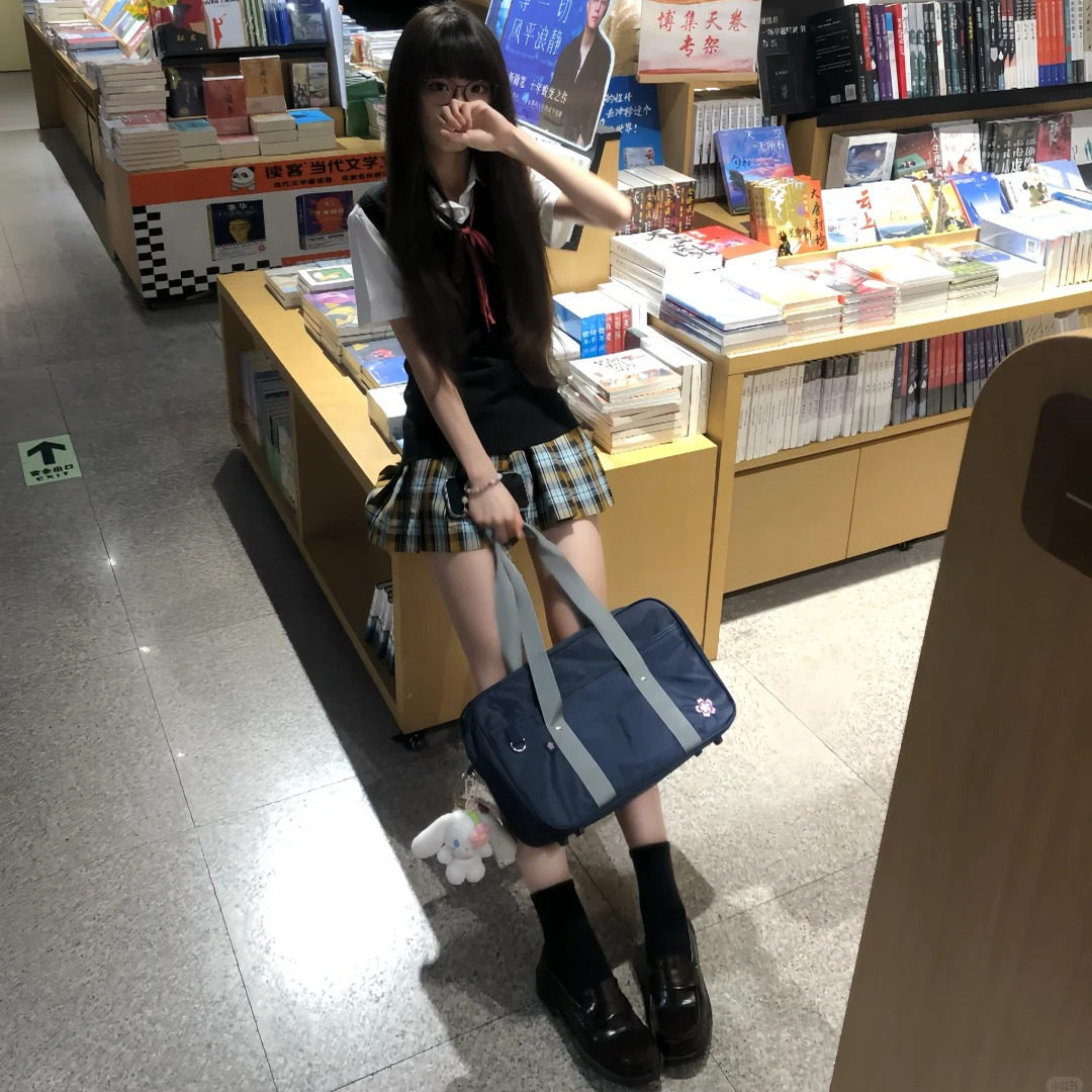 秋刀鱼jk制服格裙日系学院风秋冬图片