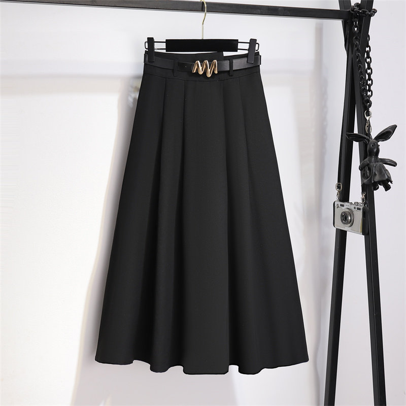 高级感伞裙半身裙女春夏2026显瘦高腰a字西装裙中长款大摆百褶裙,女装/女士精品,半身裙,淘宝优惠券,粉丝福利购,淘宝优惠卷