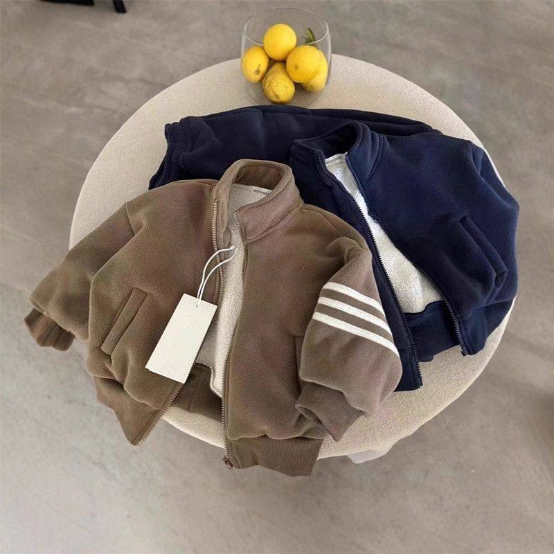 儿童秋冬装新款宝宝加绒保暖外套男童奥利绒夹克开衫休闲加厚卫衣,童装/婴儿装/亲子装,普通外套,淘宝优惠券,粉丝福利购,淘宝优惠卷