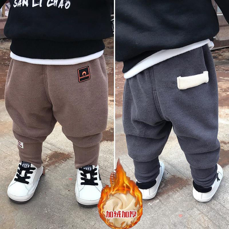 宝宝长裤裤子棉裤冬季加绒裤子