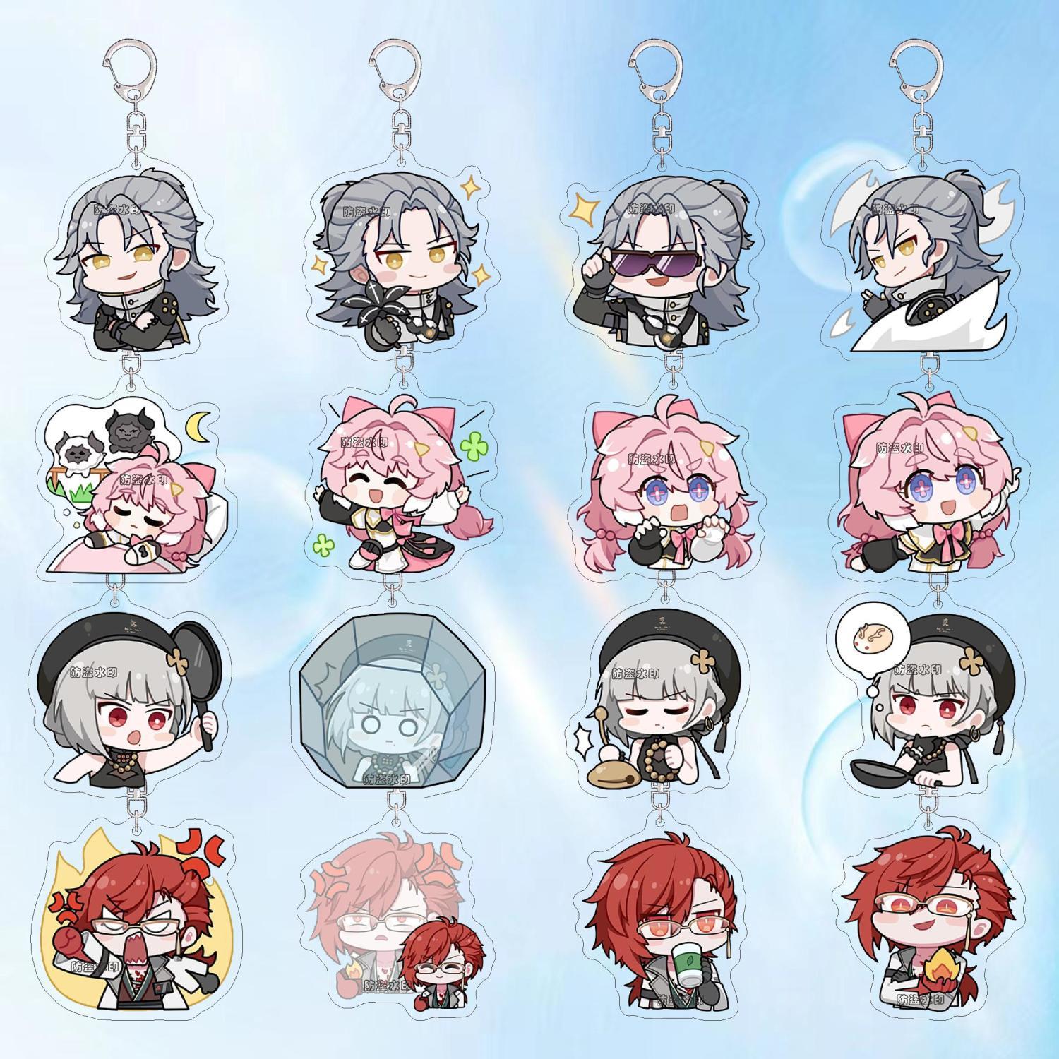 鸣潮游戏周边钥匙扣可爱安可散华莫特文雯秋水亚克力学生书包挂件