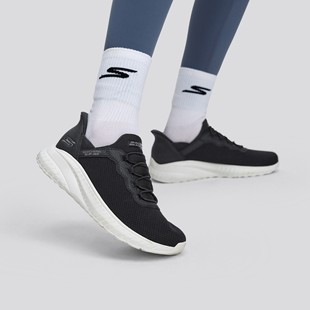 Skechers斯凯奇2024春季新款女鞋易穿脱超轻舒适跑步运动鞋117500