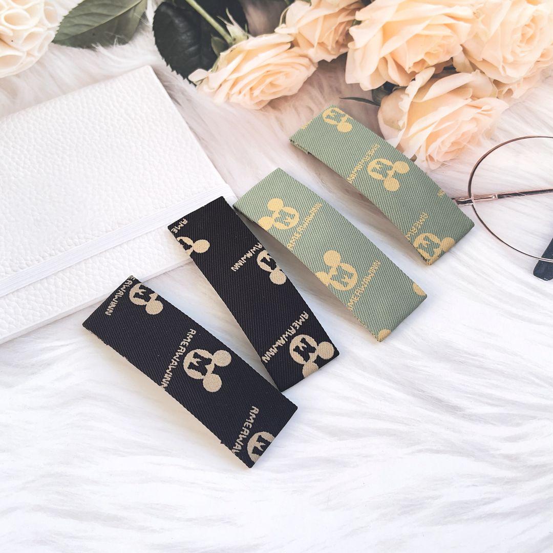 麦芽布艺发夹简约不伤发边夹BB夹