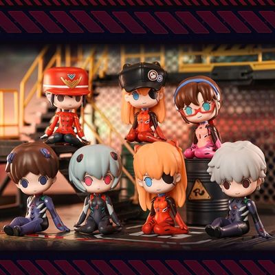 正版EVA排排坐系列盲盒手办可爱少女潮玩公仔摆件礼物新年礼无盒