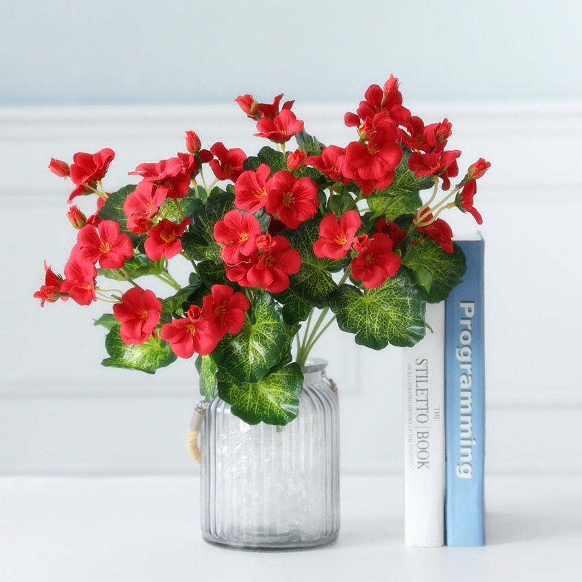 仿真花海棠花苹果花假花装饰窗台景观摄影布景摆放仿绿植花卉植物