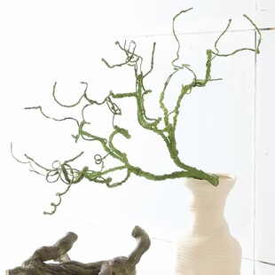 仿真花杜鹃花小树枝白藤树藤泡沫绿植枯枝假树发泡枝藤蔓装饰树枝