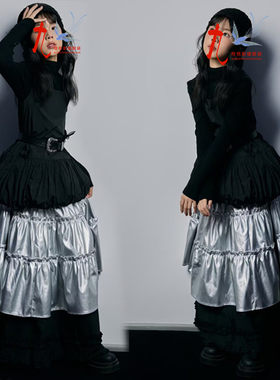 舞台大赛MOKA女童礼服连衣裙少儿模特T台走秀演出服比赛表演服装