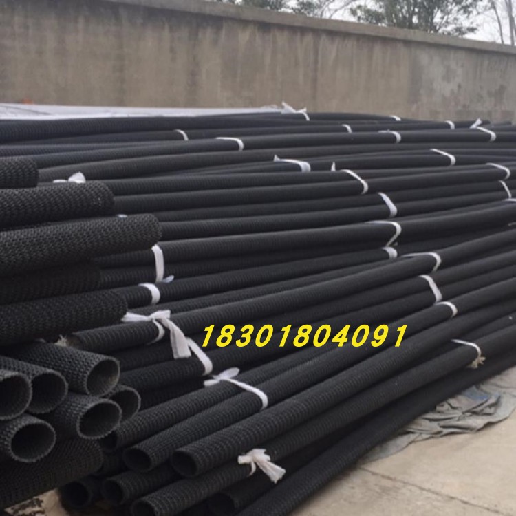 硬式透水管园林公园绿化渗水透水排水管公路建设运动场地埋透水管