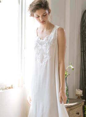 Rosemaid/罗丝美夏季高贵桑蚕丝睡裙真丝睡衣气质女士家居服18036