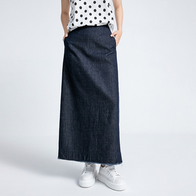 牛仔衣唱衣合A半身裙休闲修身