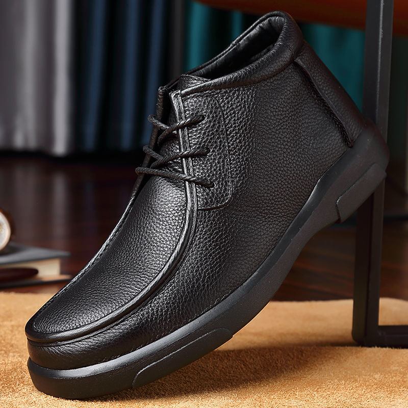 保暖加绒棉鞋2022年冬高帮加厚绒