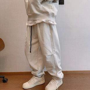 卫裤 潮牌复古百搭重磅500g工装 男 dannyandzee春季 立裁直筒休闲裤