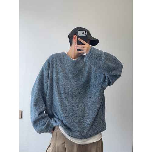 dannyandzee 9月28日上午十点 秋冬混色绒感慵懒长袖T恤