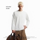 cleanfit百搭高质打底衫 NOFUNNULL240g重磅纯色圆领长袖 T恤男美式