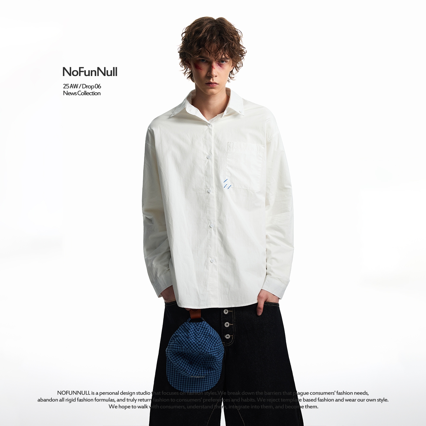 NOFUNNULLcleanfit高级感衬衫潮