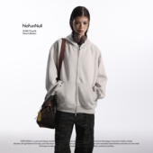 卫衣男女春秋潮牌美式 NOFUNNULL 400g重磅双拉链连帽开衫 休闲外套
