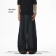 NOFUNNULL 女 秋冬羊毛垂坠褶皱休闲长裤 美式 vibe宽松高质毛呢西裤