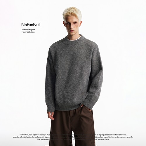 NOFUNNULL秋季重磅宽松高质毛衣