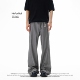 夏季 vibe高级感宽松直筒休闲裤 薄款 男美式 垂坠微喇西裤 NOFUNNULL