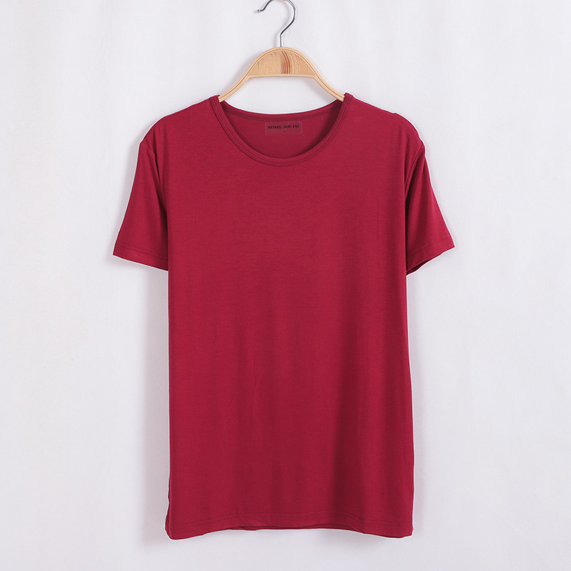 MODAL MENS PAJAMAS TOPS SHORT SLEEVE T-SHIRTS LOOSE THIN COTTON HOME SINGLE PIECE HOME EXTRA LARGE SIZE FAT AUTUMN AND SUMMER