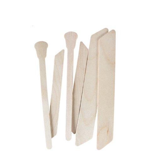 脱毛配件涂蜡棒Wax Applicator Sticks涂蜡150根木棒每款50根