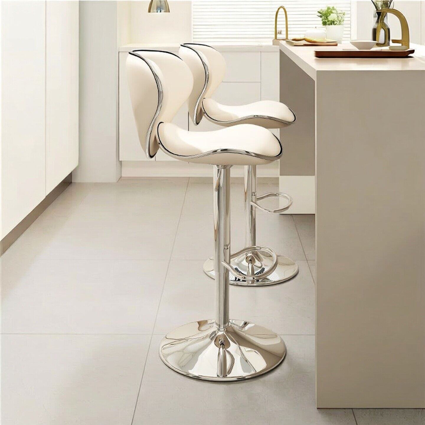 吧台椅轻奢高级感酒吧椅子靠背吧台凳前台接待高脚凳家用升降吧椅