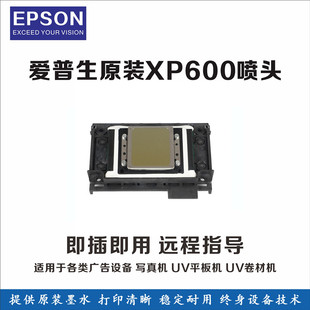 写真机UV喷头 六色压电式 全新原装 EPSON爱普生XP600打印喷头
