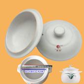 康舒通用陶瓷砂锅盖子配件黑白色电炖锅沙锅汤煲盖中药壶土锅单盖